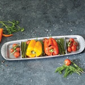 Wilson Armetale Gourmet Grillware Vegetable & Meat Platter